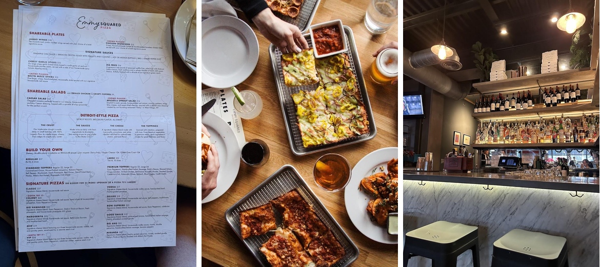Emmy Squared Pizza: The Gulch Menu